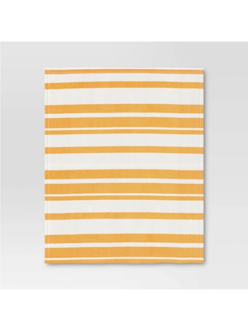 Room Essentials Striped Yellow and White Bath Towel